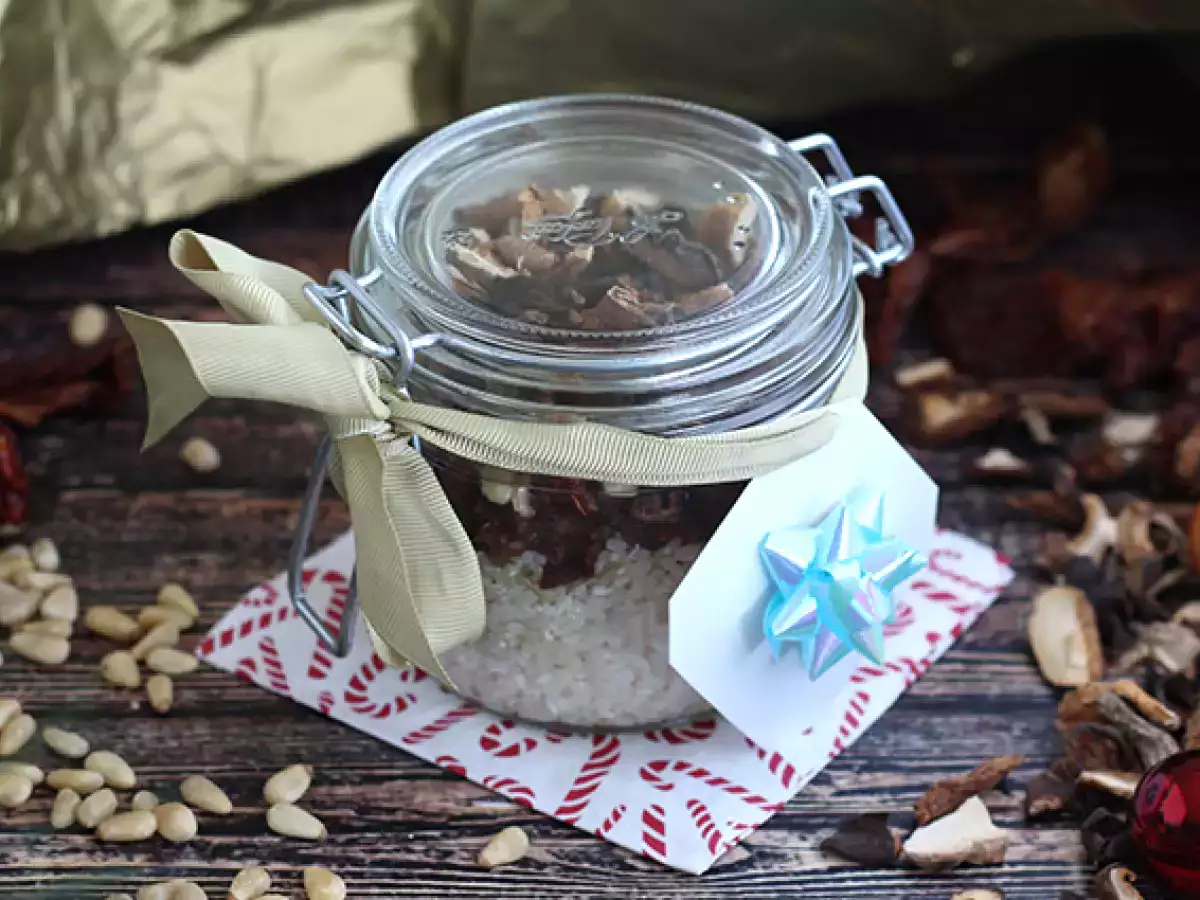 Recept Gomba és napon szárított paradicsomos rizottó készlet
