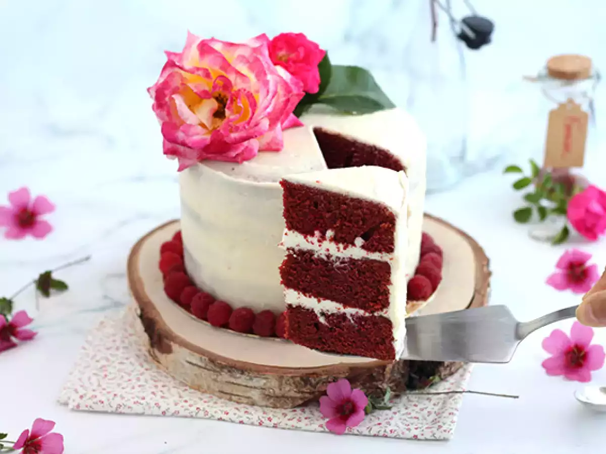 Recept Vörös bársony torta