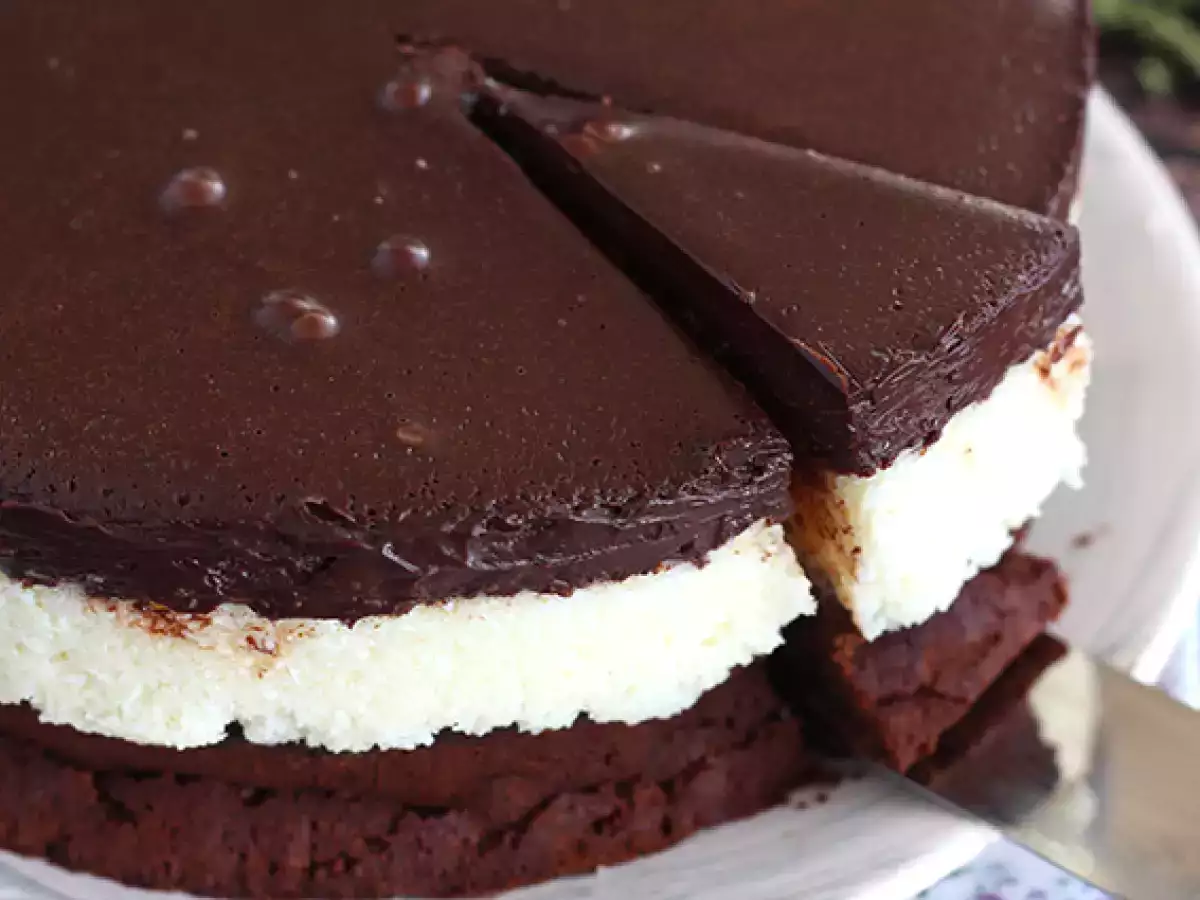 Recept Bounty brownie