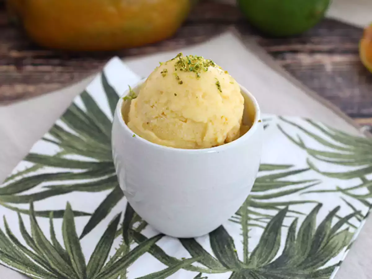 Recept Mangó fagylalt fagylaltgép nélkül