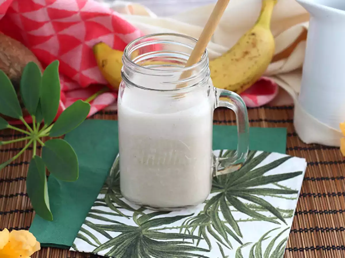 Recept Vegán banán turmix
