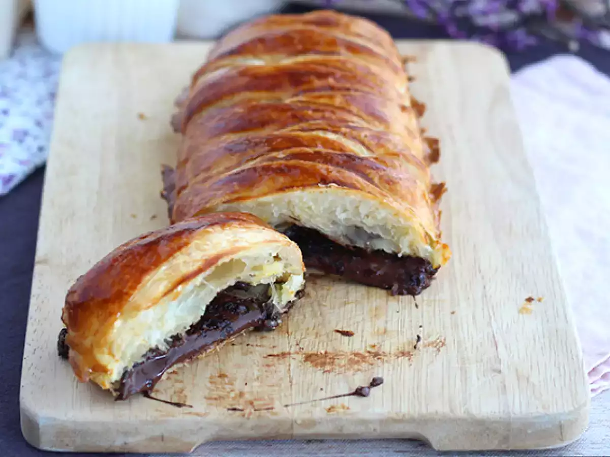 Recept Csokoládé leveles tészta