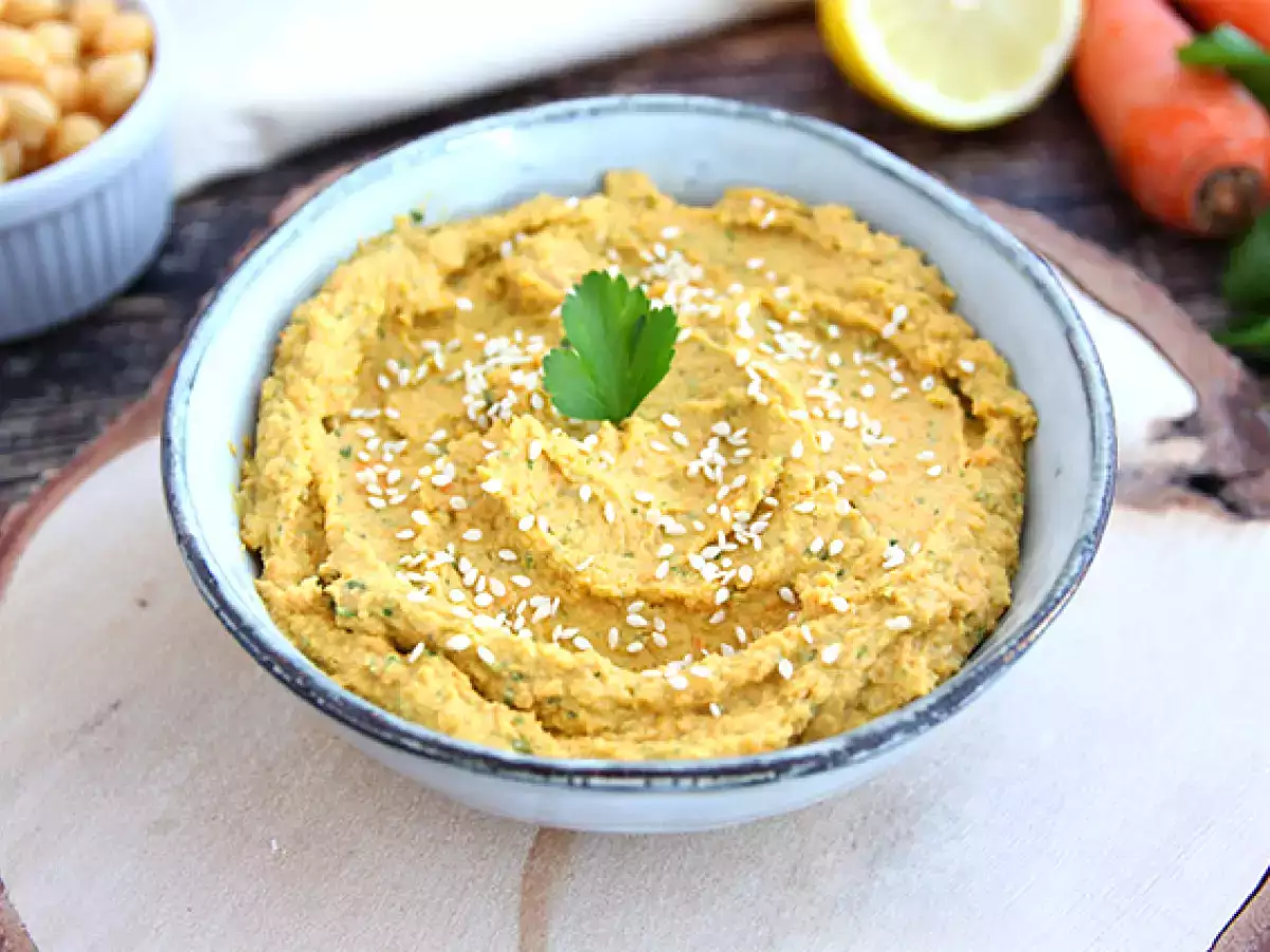 Recept Répa humusz