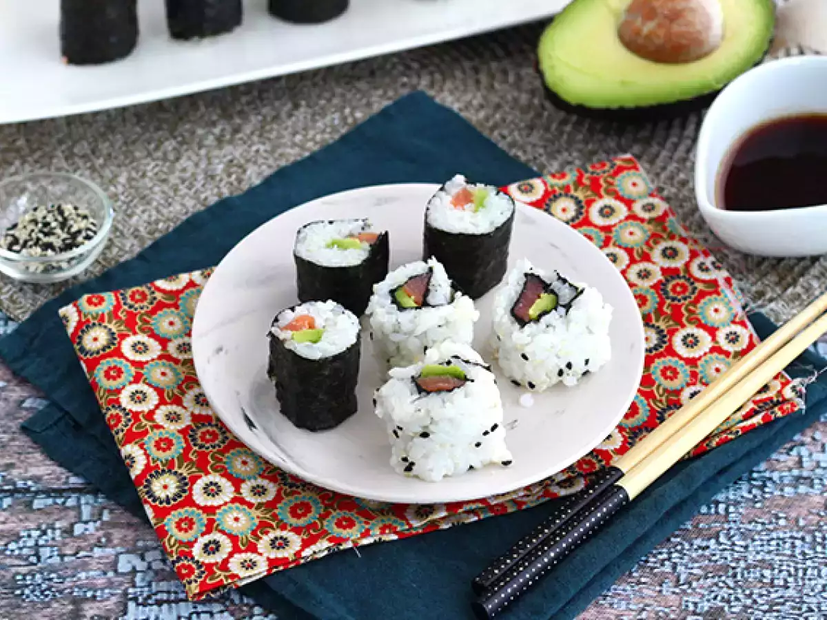 Recept Makisz füstölt lazaccal és avokádóval