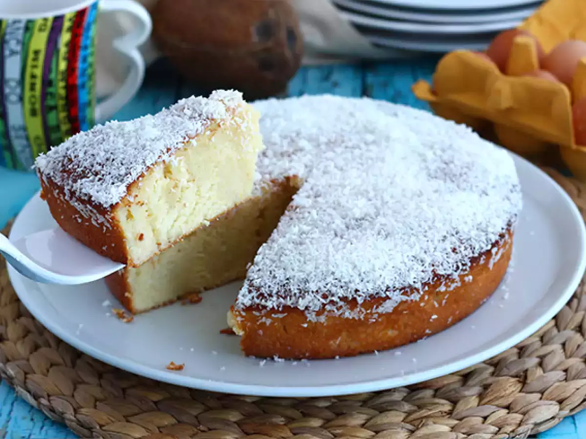 Recept Brazil kókuszos torta - bolo toalha felpuda