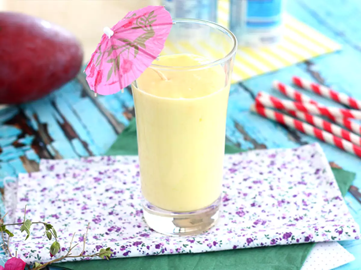 Recept Gyors mangó lassi