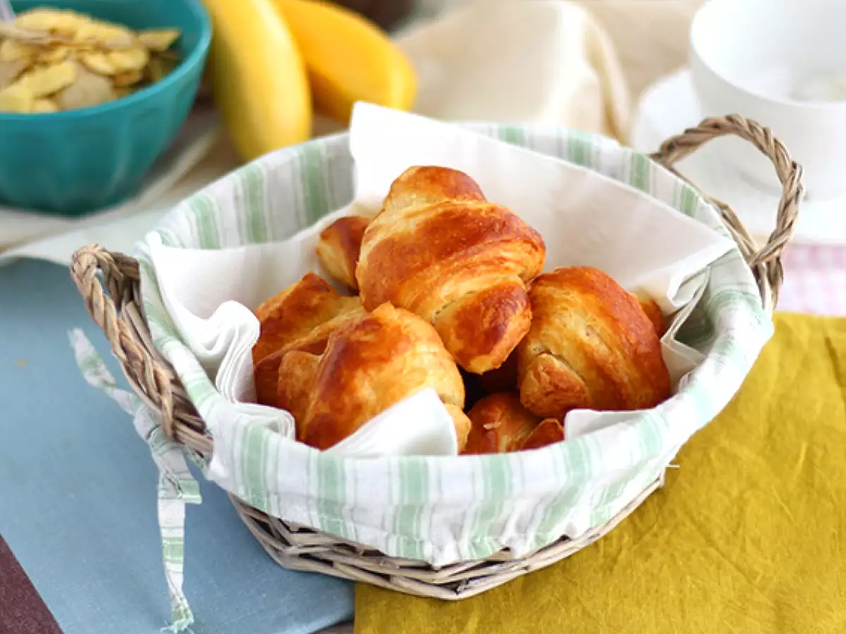 Recept Croissantok lépésről lépésre