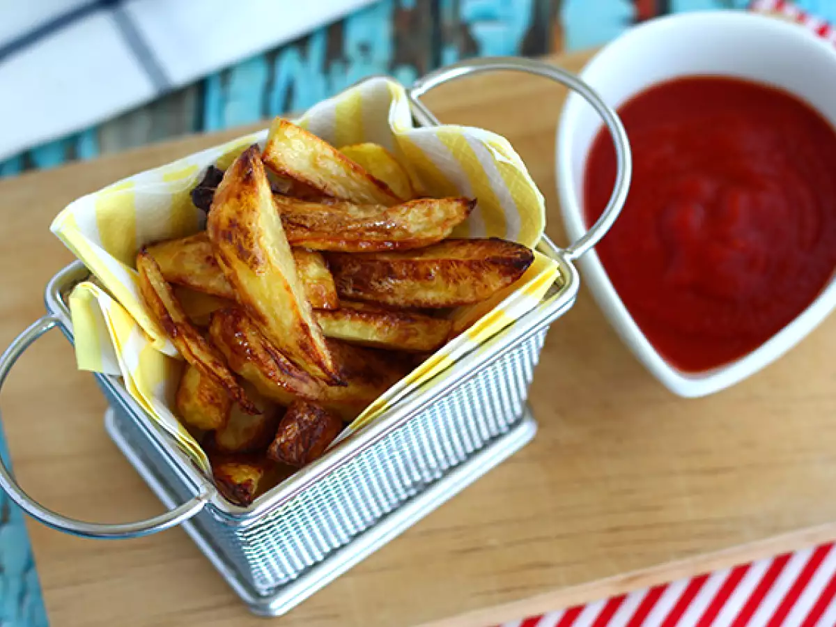 Recept Ropogós sütőben sült krumpli