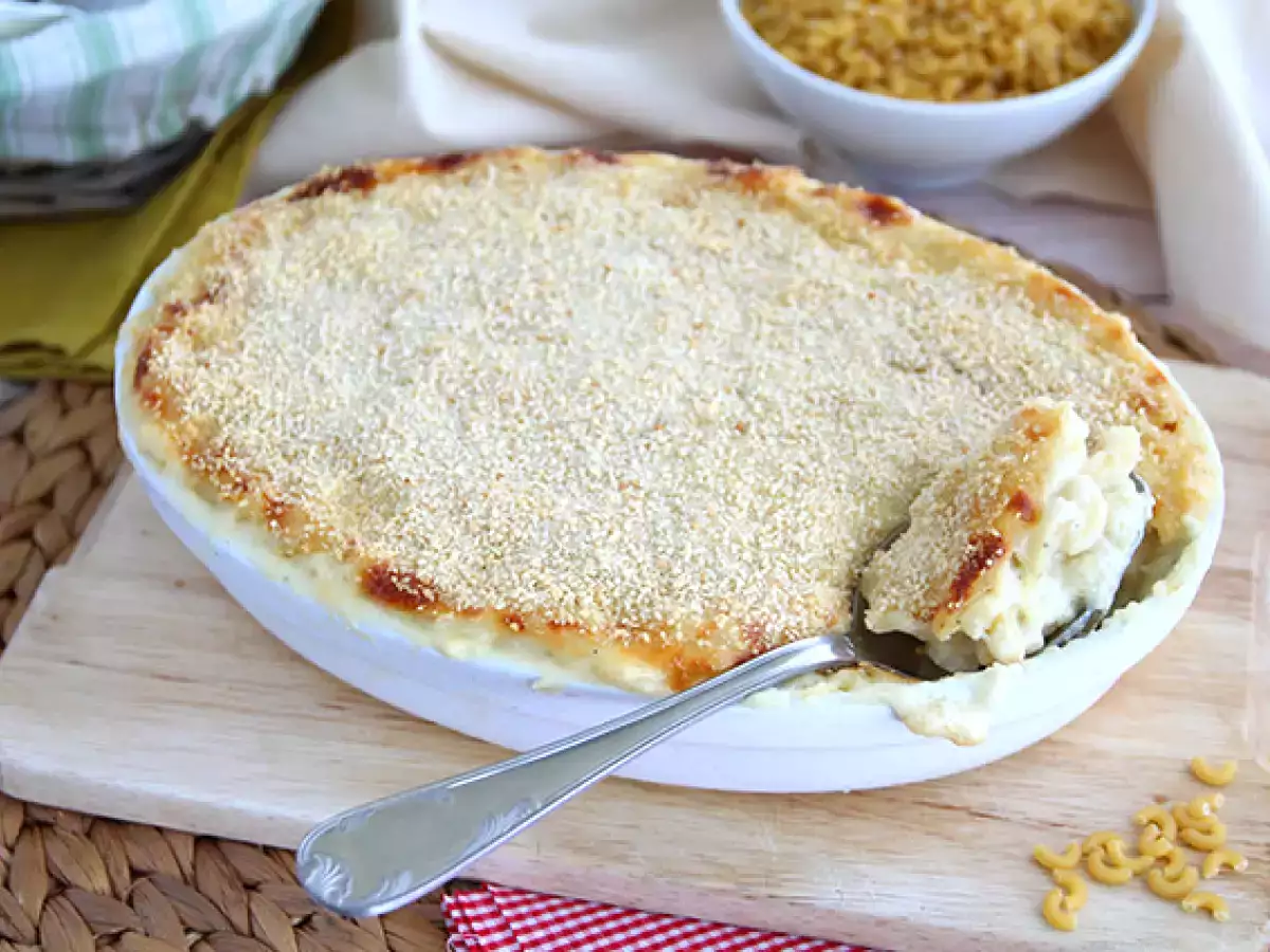 Recept Mac és sajt, az amerikai tésztás gratin