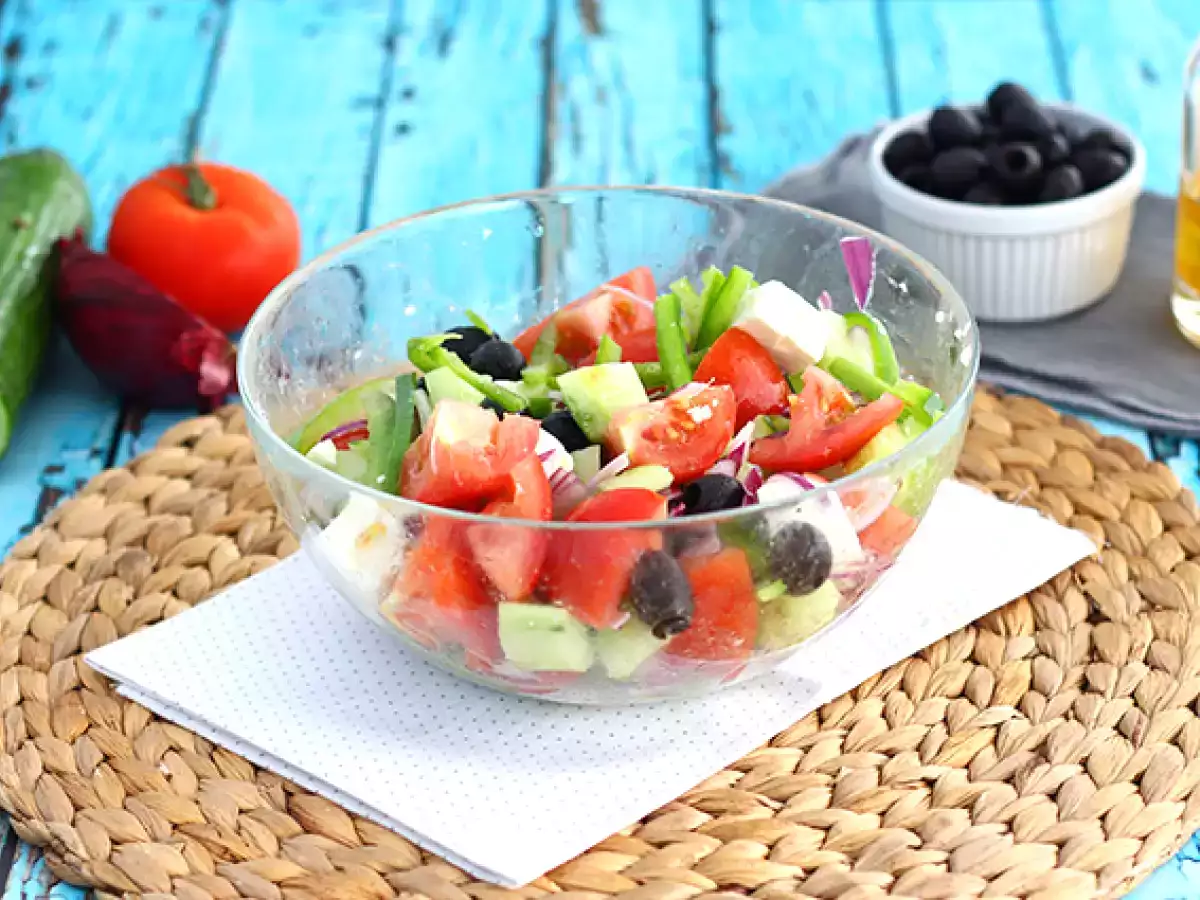 Recept Görög saláta vagy horiatiki