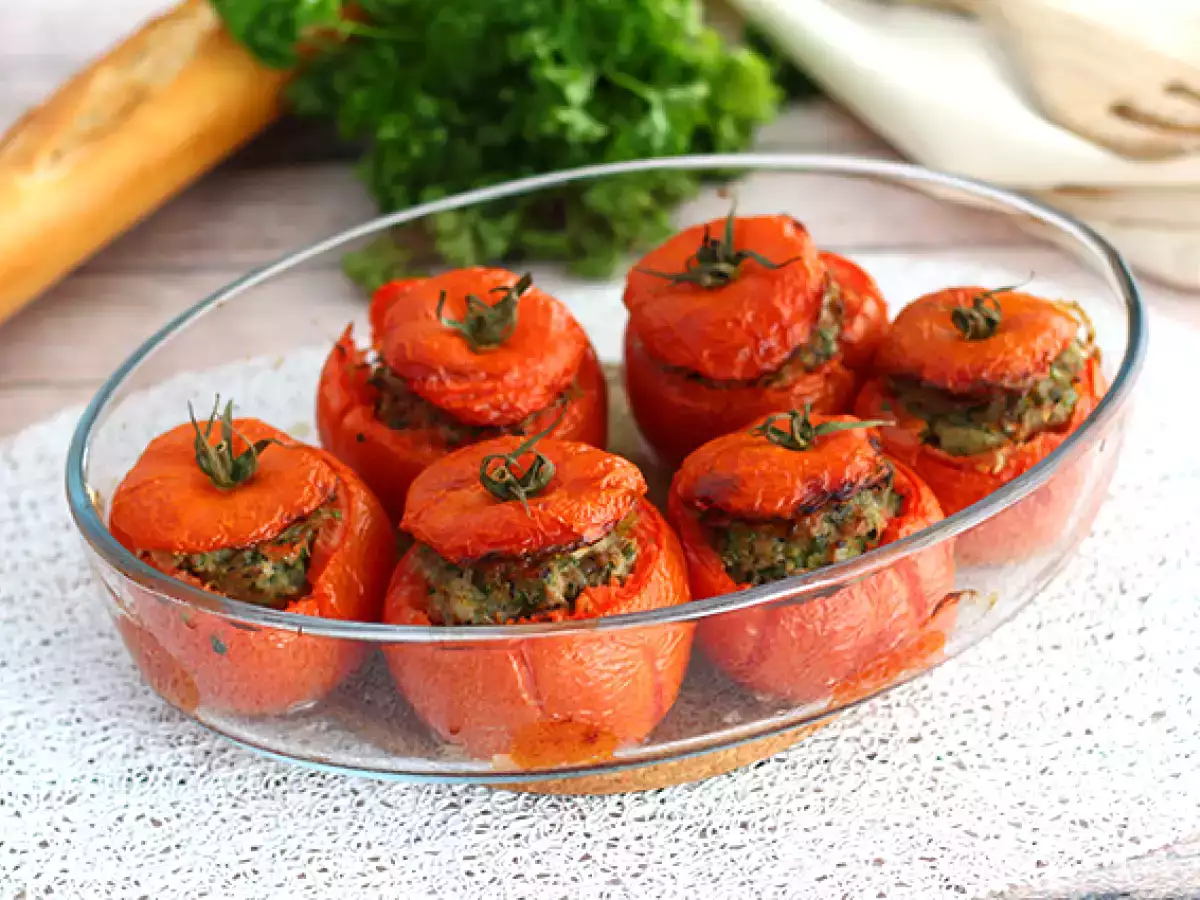 Recept Gyors és egyszerű töltött paradicsom