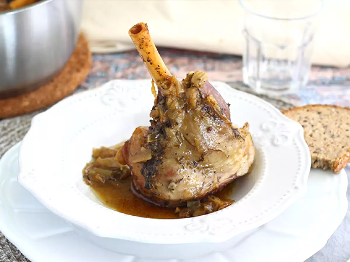 Recept Bárány egér konfitált mézzel és kakukkfűvel