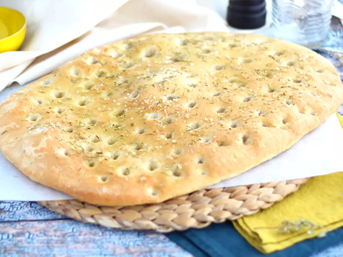 Recept Focaccia, olasz kenyér rozmaringgal