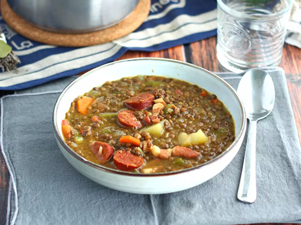 Recept Spanyol típusú lencse