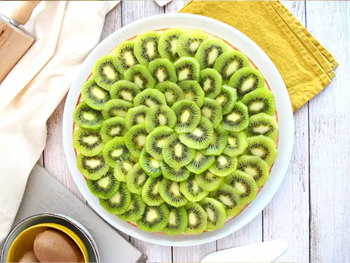 Recept Kiwi torta (gyors és egyszerű)