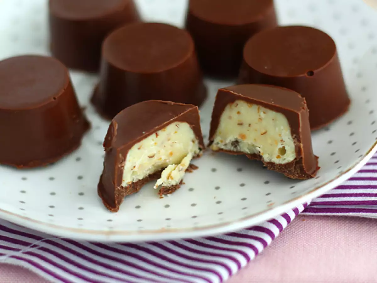 Recept Kinder schoko-bons házi készítésű csokoládék