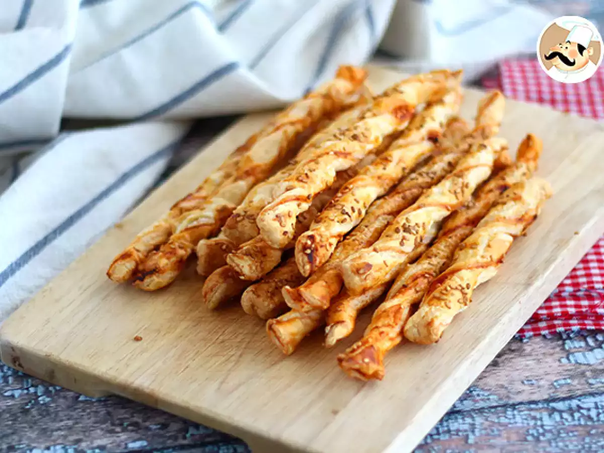 Recept Pehelykönnyű szezámos twistek