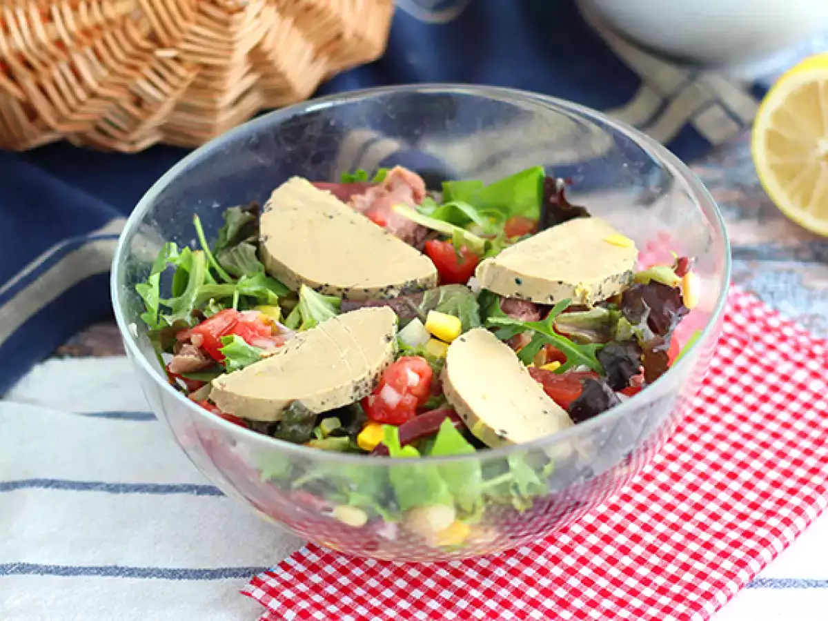 Recept Landaise saláta libamájjal (perigord saláta)