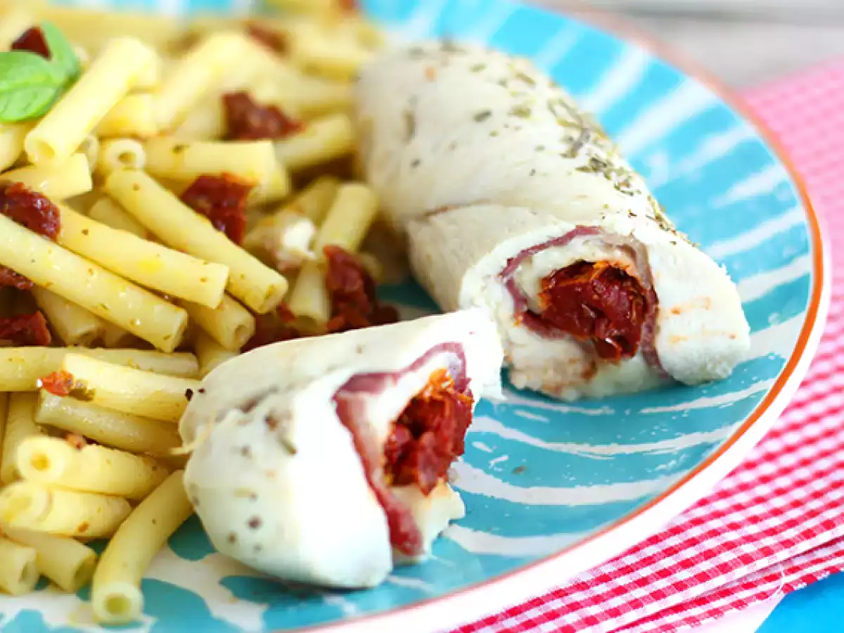 Recept Csirke ballotinok mozzarellával