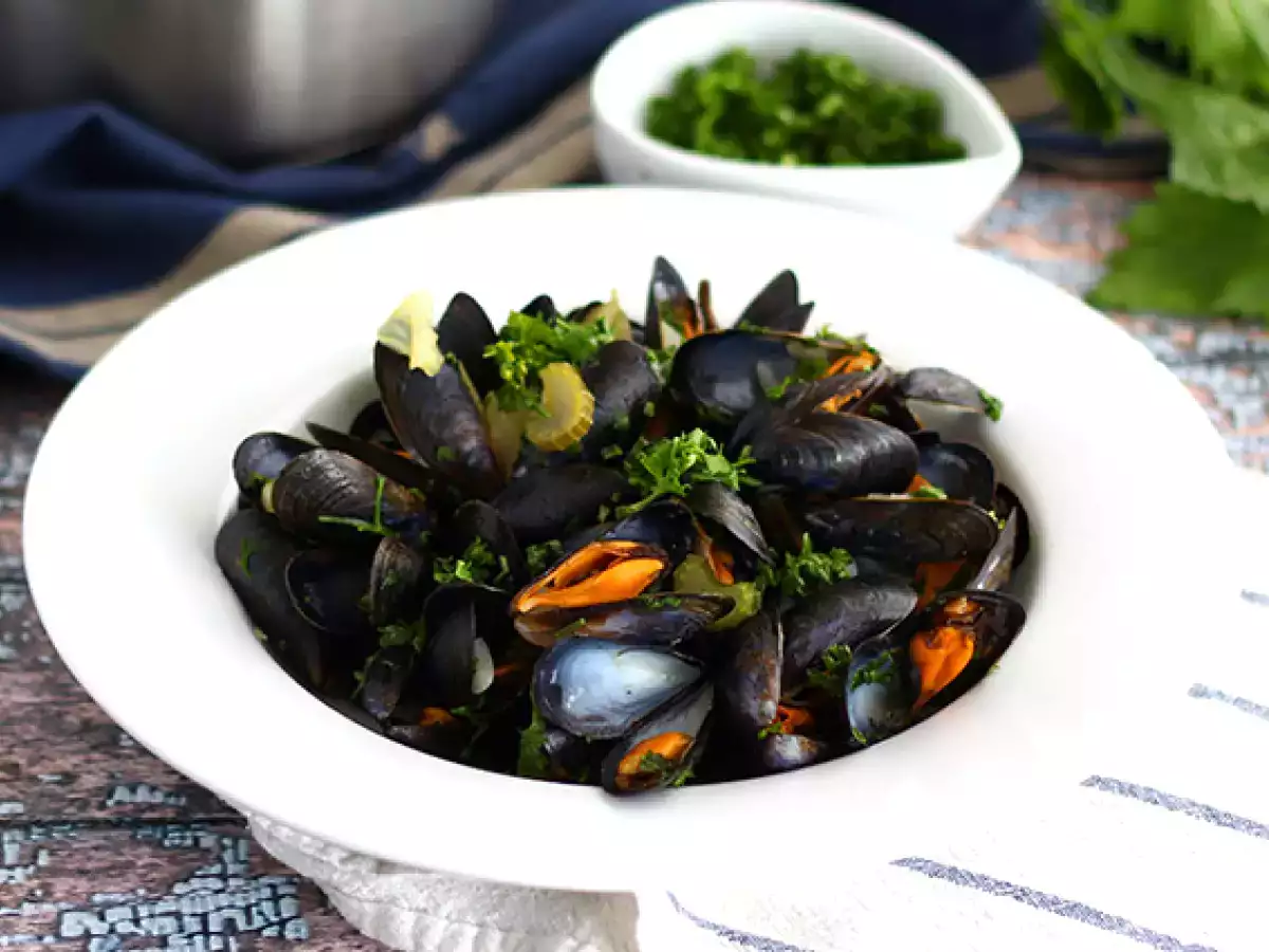 Recept Moules marinières, egy egyszerű és finom recept