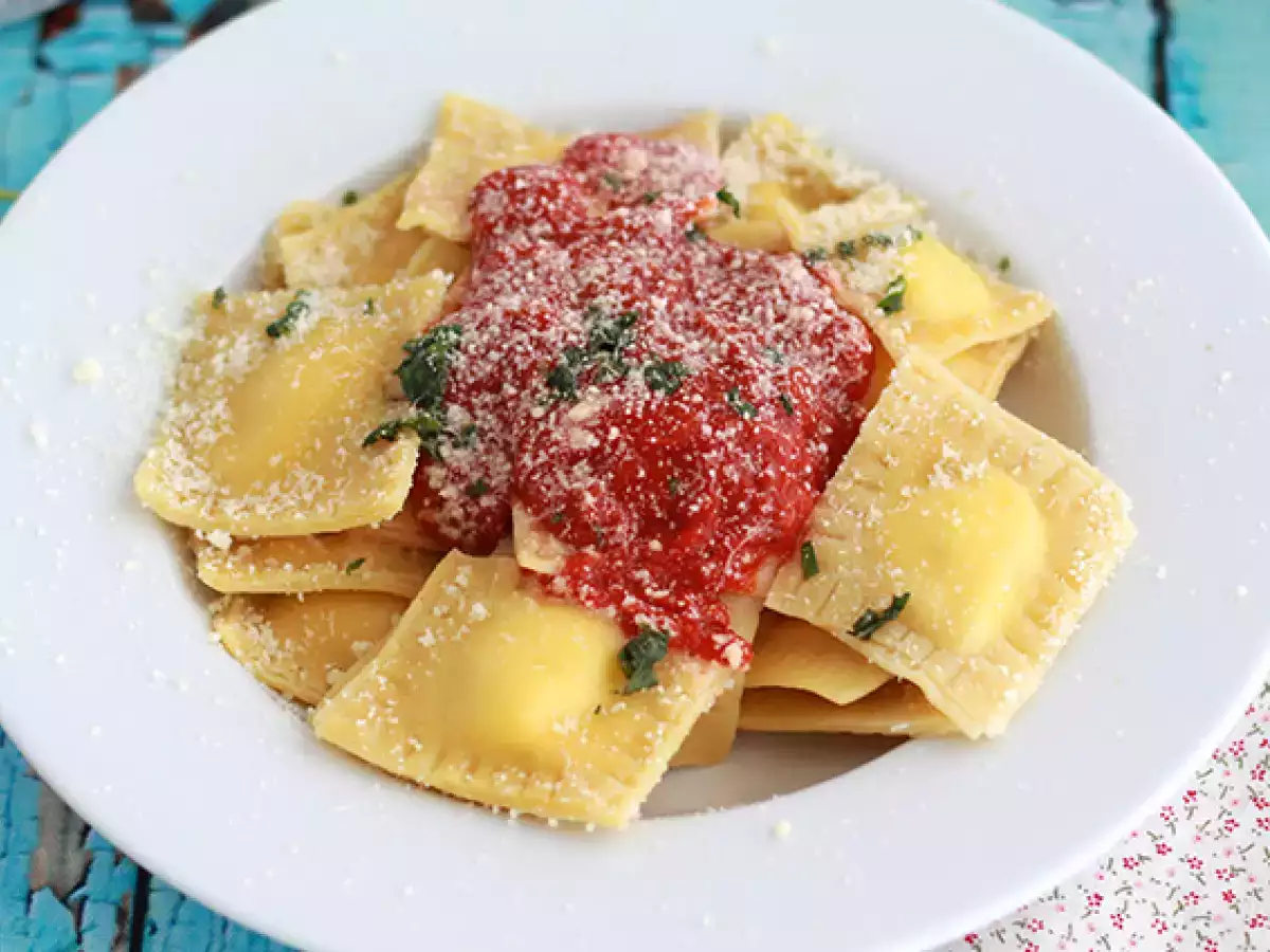 Recept Ricotta ravioli, lépésről-lépésre recept