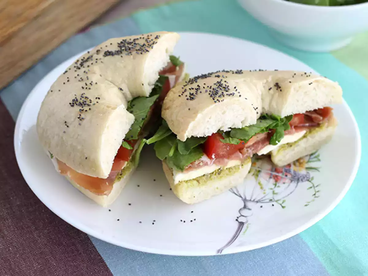Recept Olasz bagel