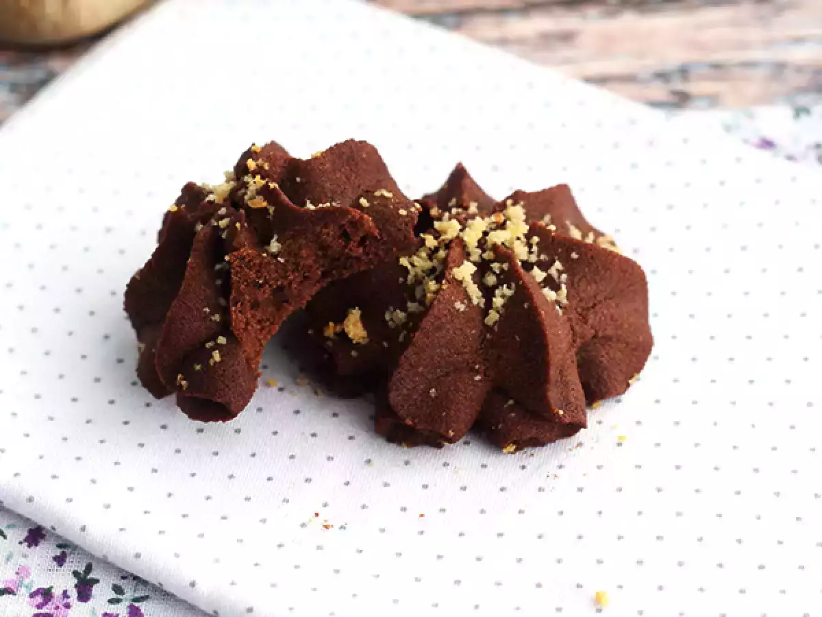 Recept Bécsi kakaós keksz