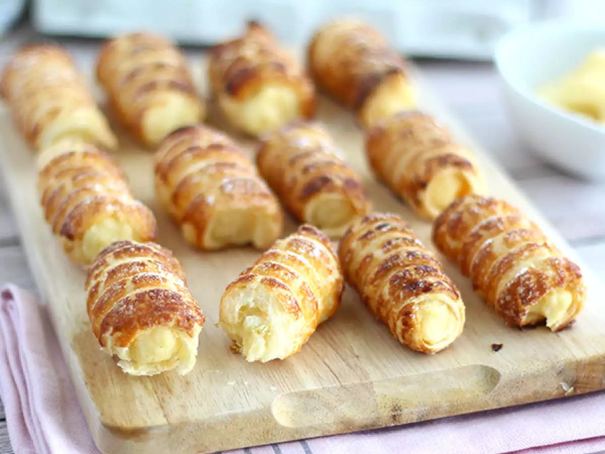 Recept Vaníliás pudingos cannoli