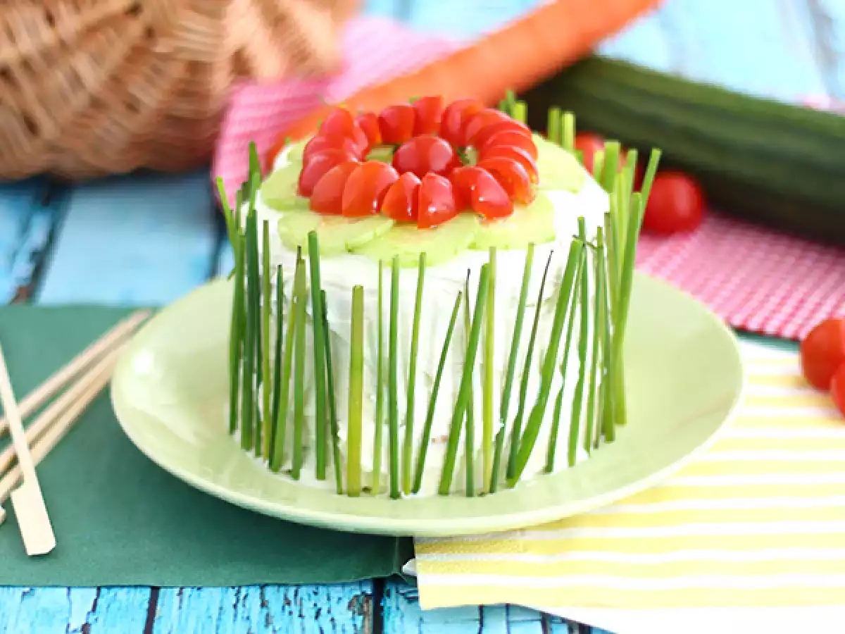 Recept Szendvicstorta, a friss aperitif torta
