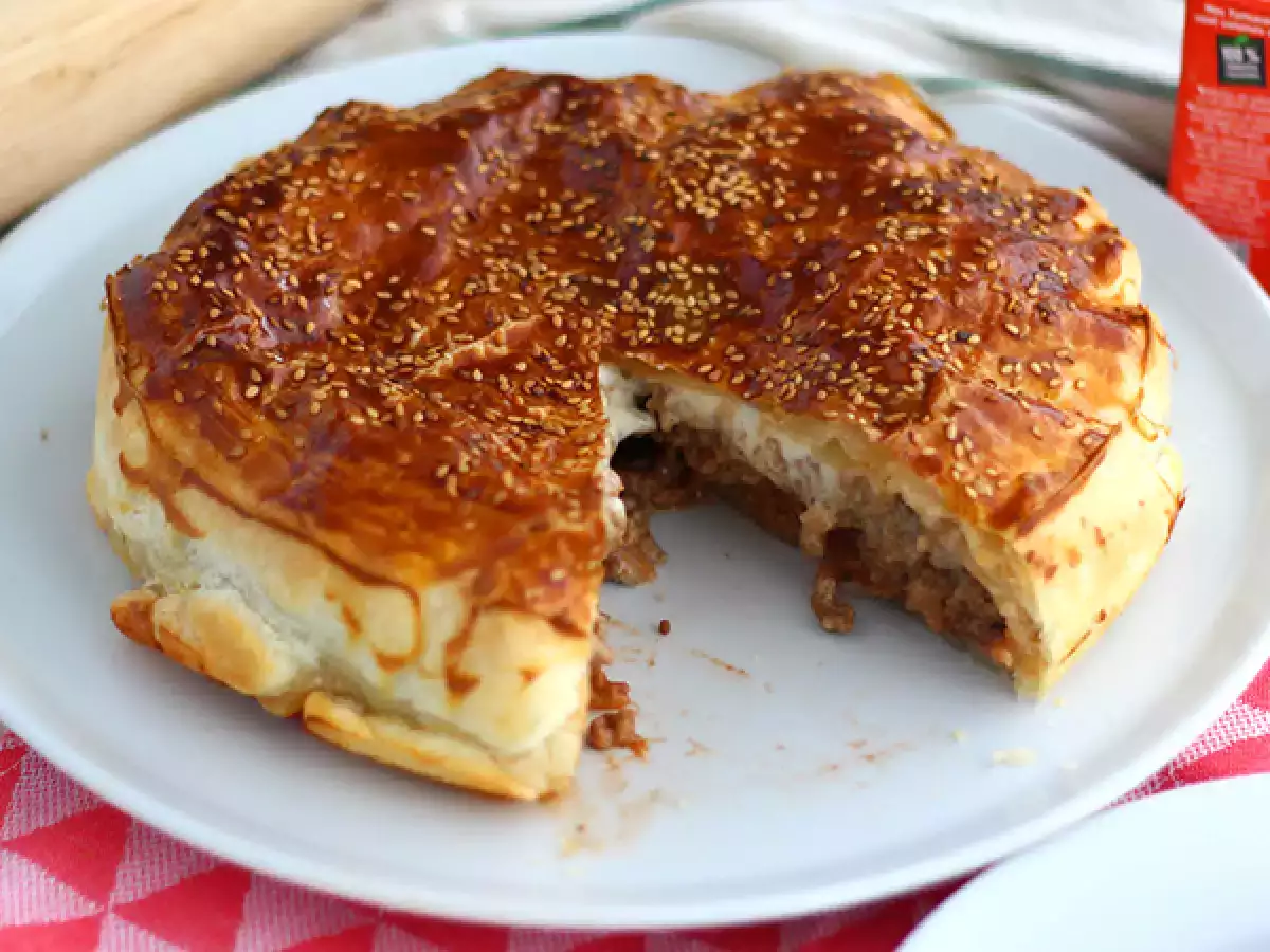 Recept Hamburger pite, egy sajtburger, hogy megosszuk!
