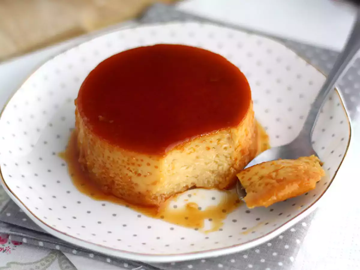 Recept Flan sűrített tejjel