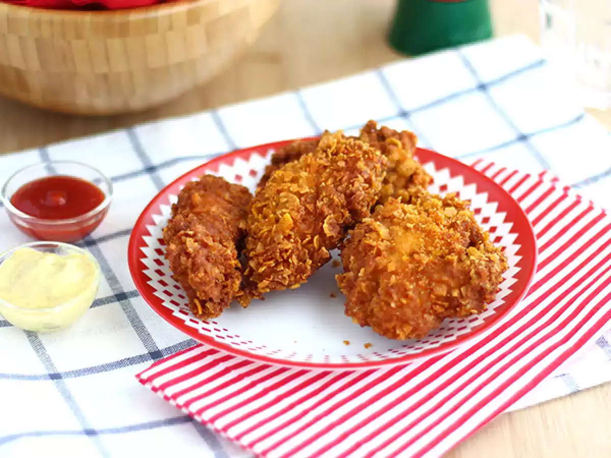 Recept Kfc-stílusú ropogós csirkefalatkák