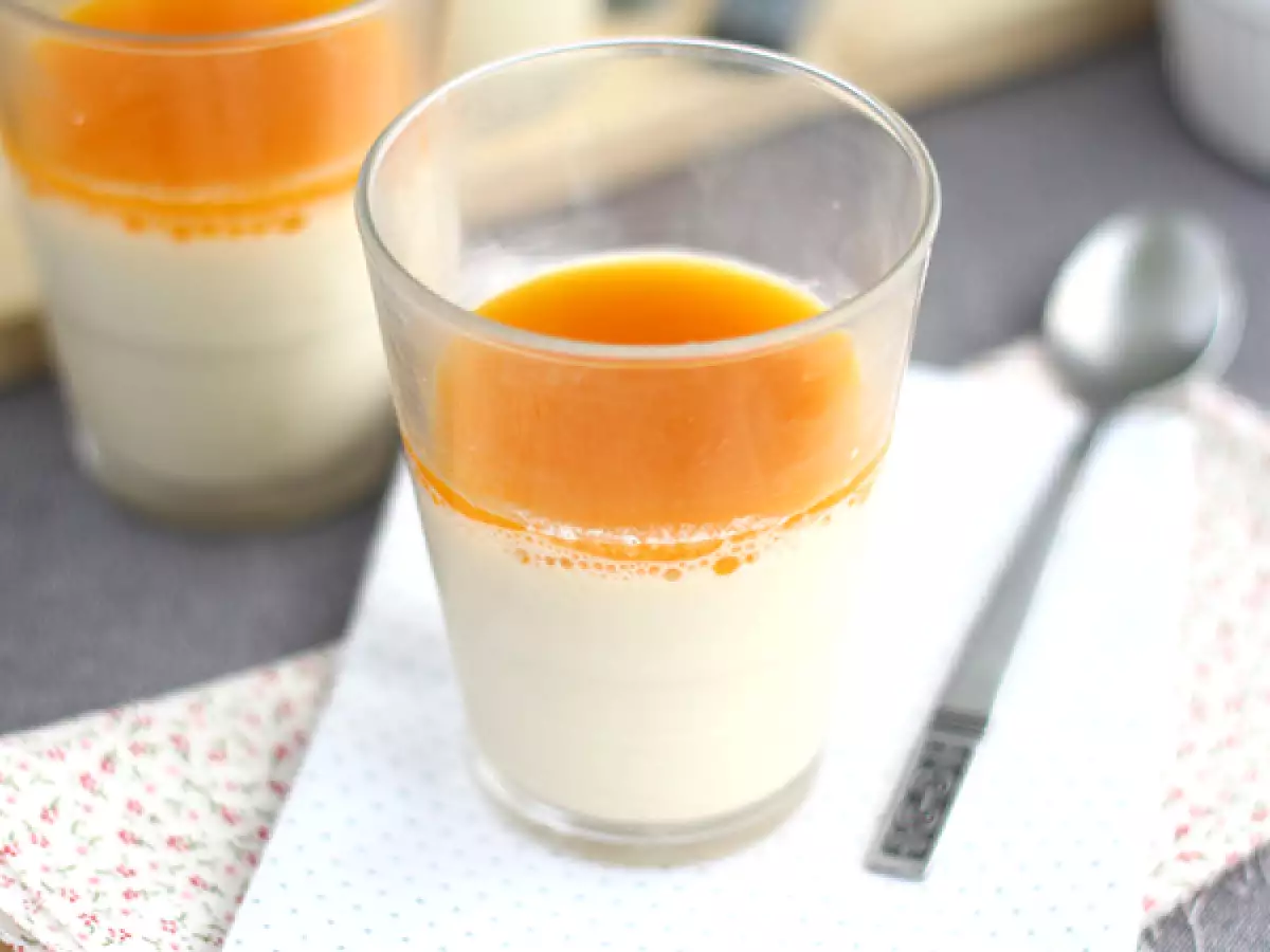 Recept Vegán kókuszos panna cotta