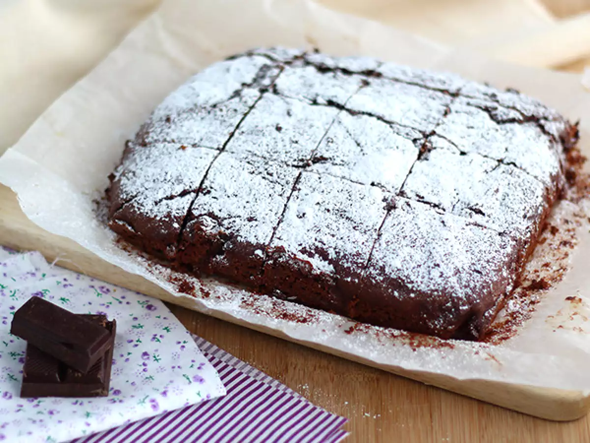 Recept Vegán brownie, tojás- és tejmentes