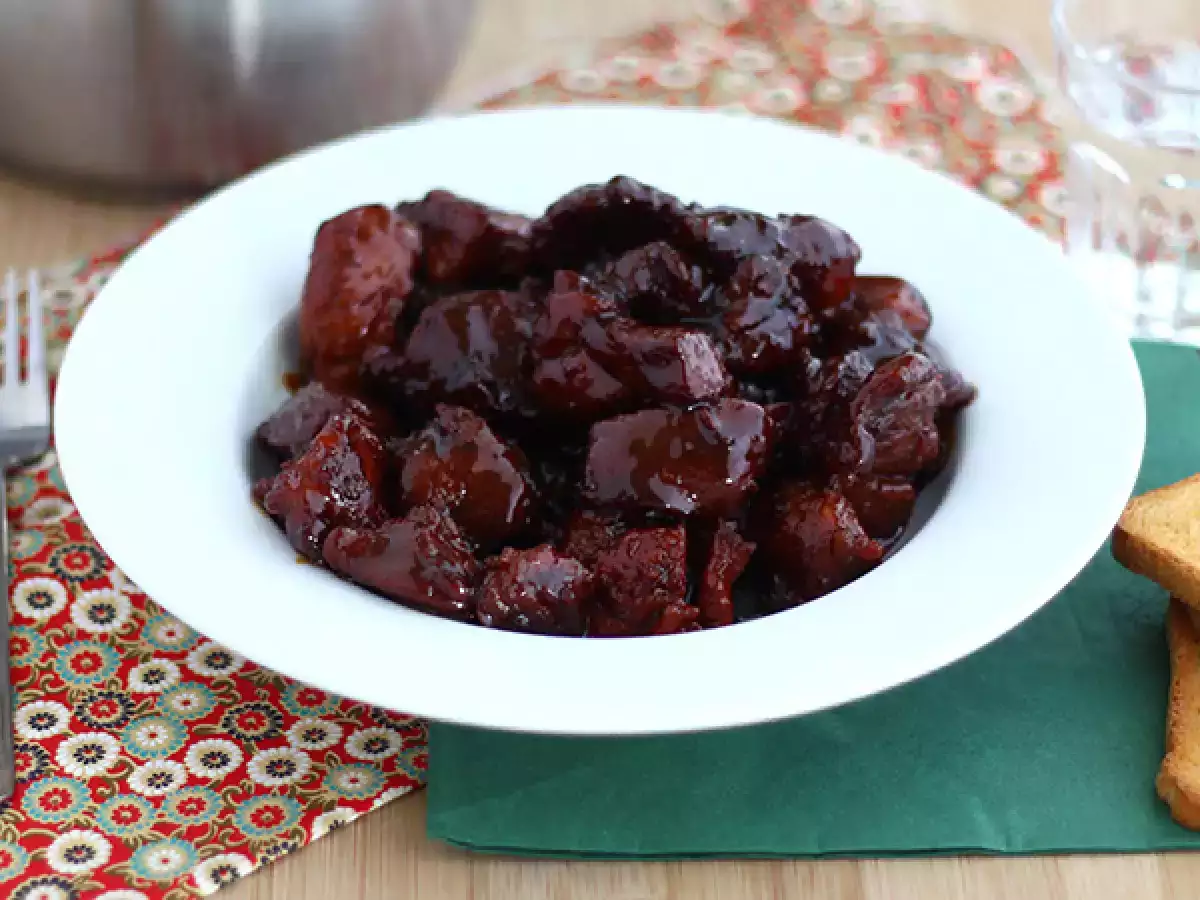 Recept Sertéshús karamellel