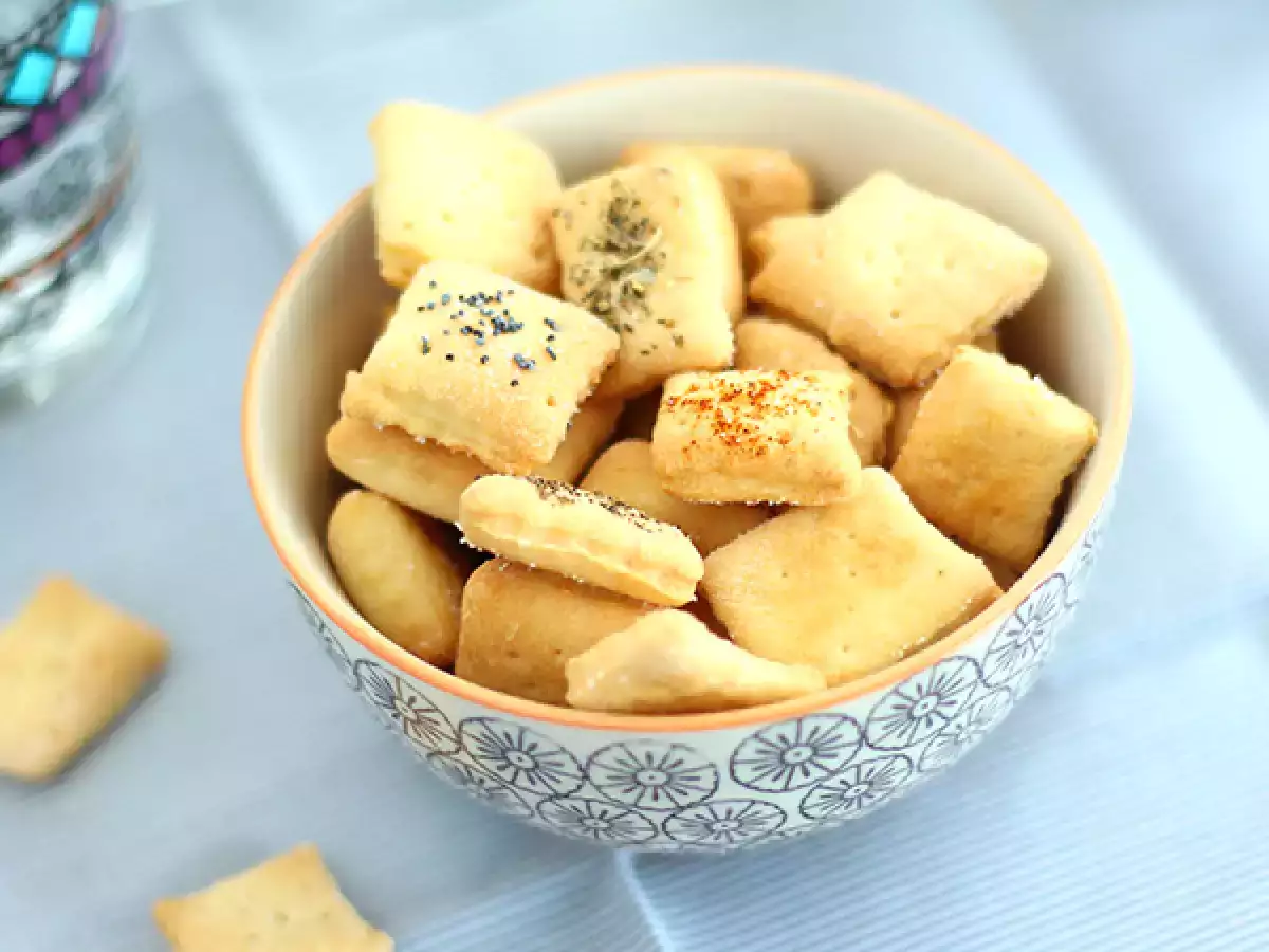 Recept Házi készítésű aperitif keksz