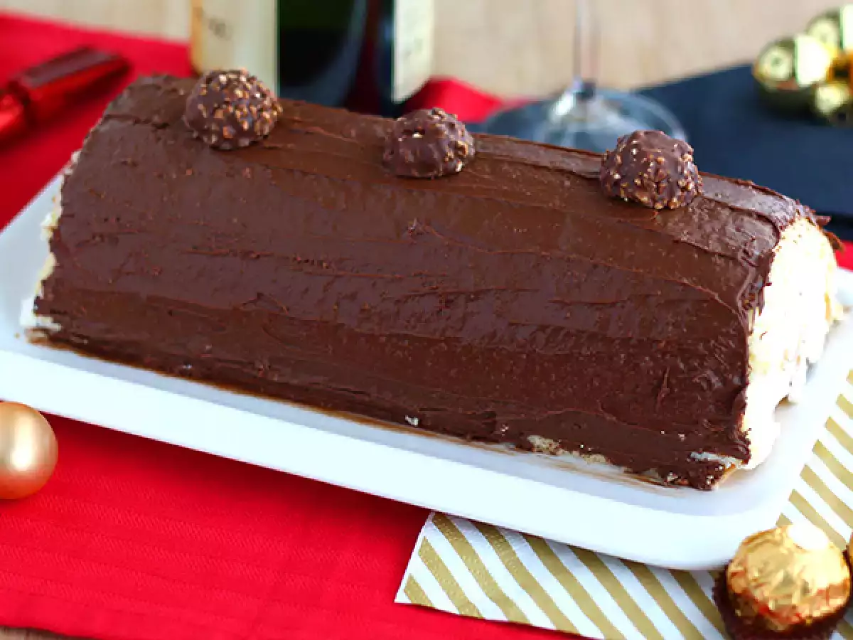 Recept Karácsonyi napló ferrero rochers-szel