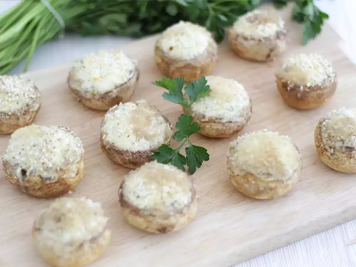 Recept Töltött gomba aperitifként