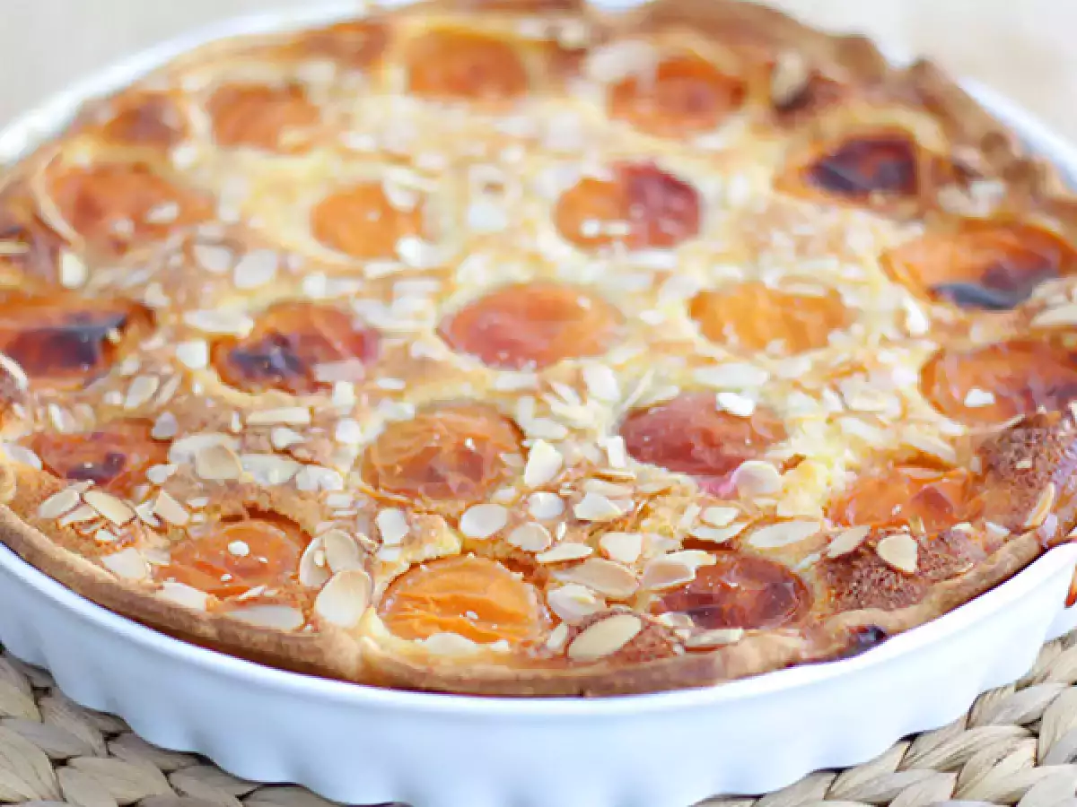 Recept Könnyű sárgabarackos torta