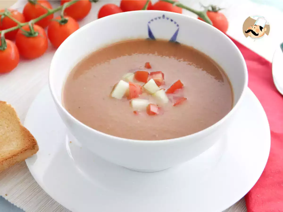 Recept Andalúziai gaspacho