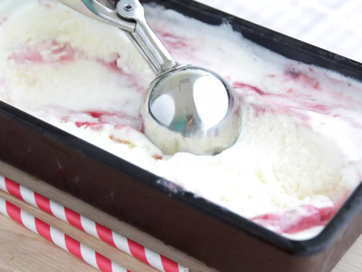 Recept Joghurt és málna fagylalt