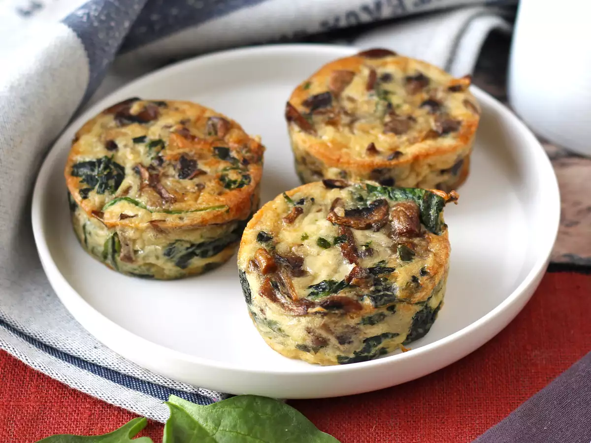 Recept Spenótos és gombás palacsinta