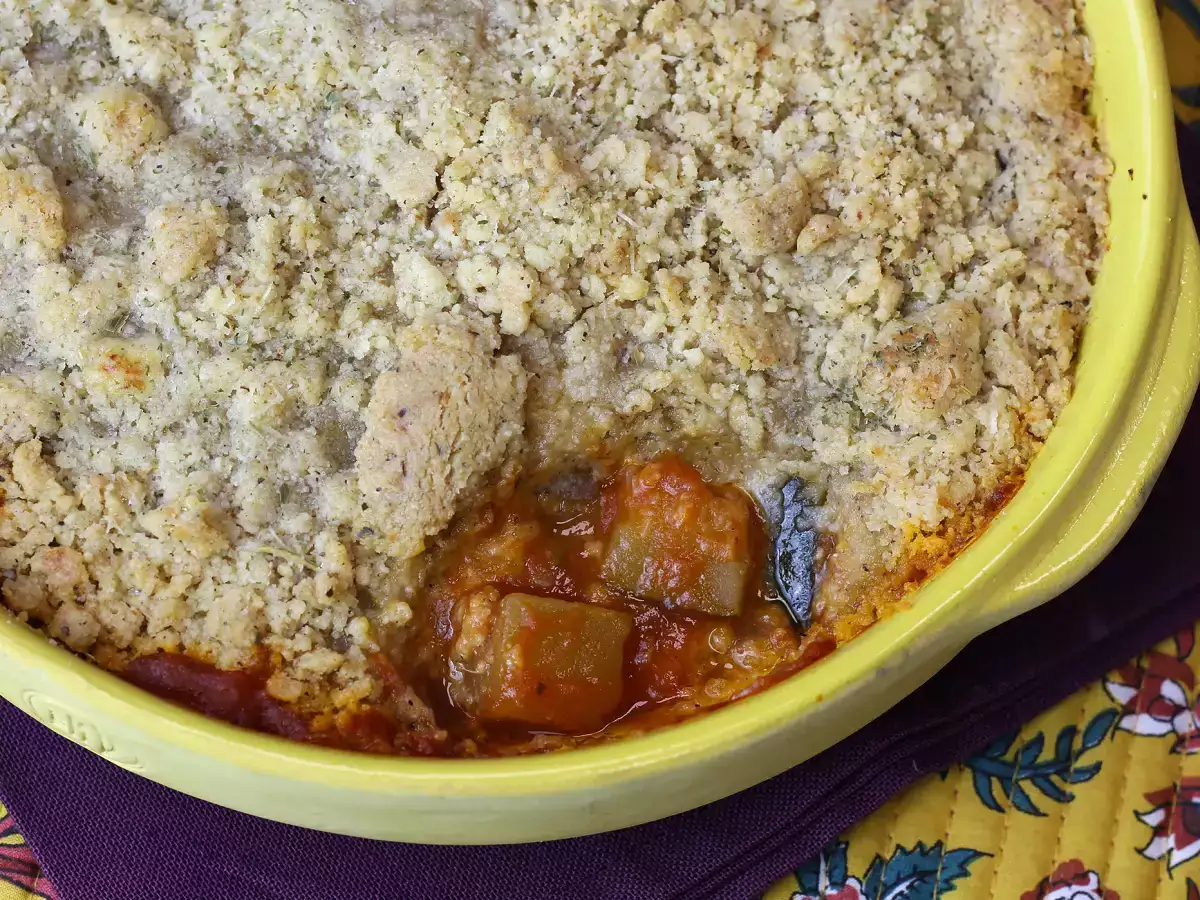 Recept Ratatouille crumble, egy gyors és egyszerű étel, amit imádni fogsz!