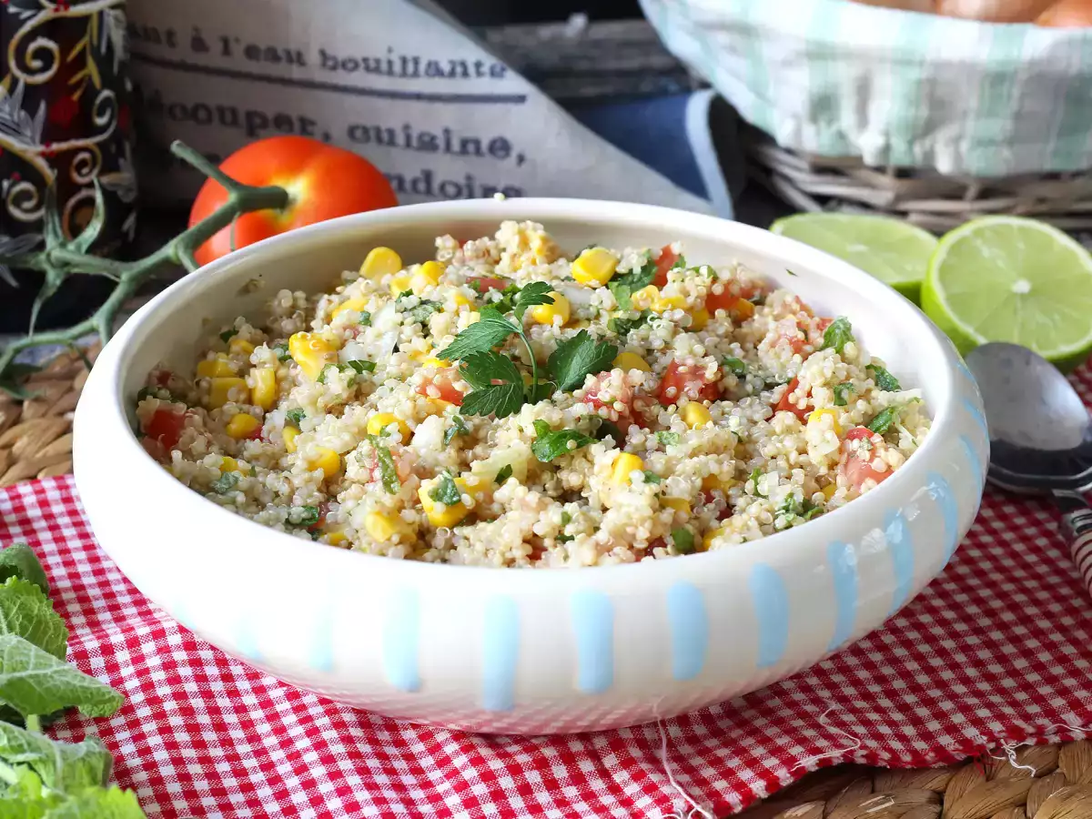 Recept Quinoa saláta tabbouleh ízesítéssel: káposzta: frissítő és még egészségesebb