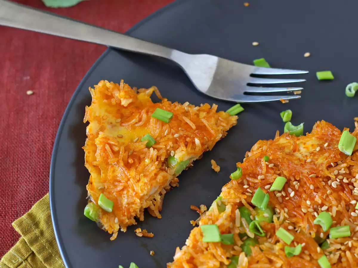 Recept Rántotta ropogós rizzsel és szójababbal, egy fűszeres étel, ami gyors és hulladékmentes!