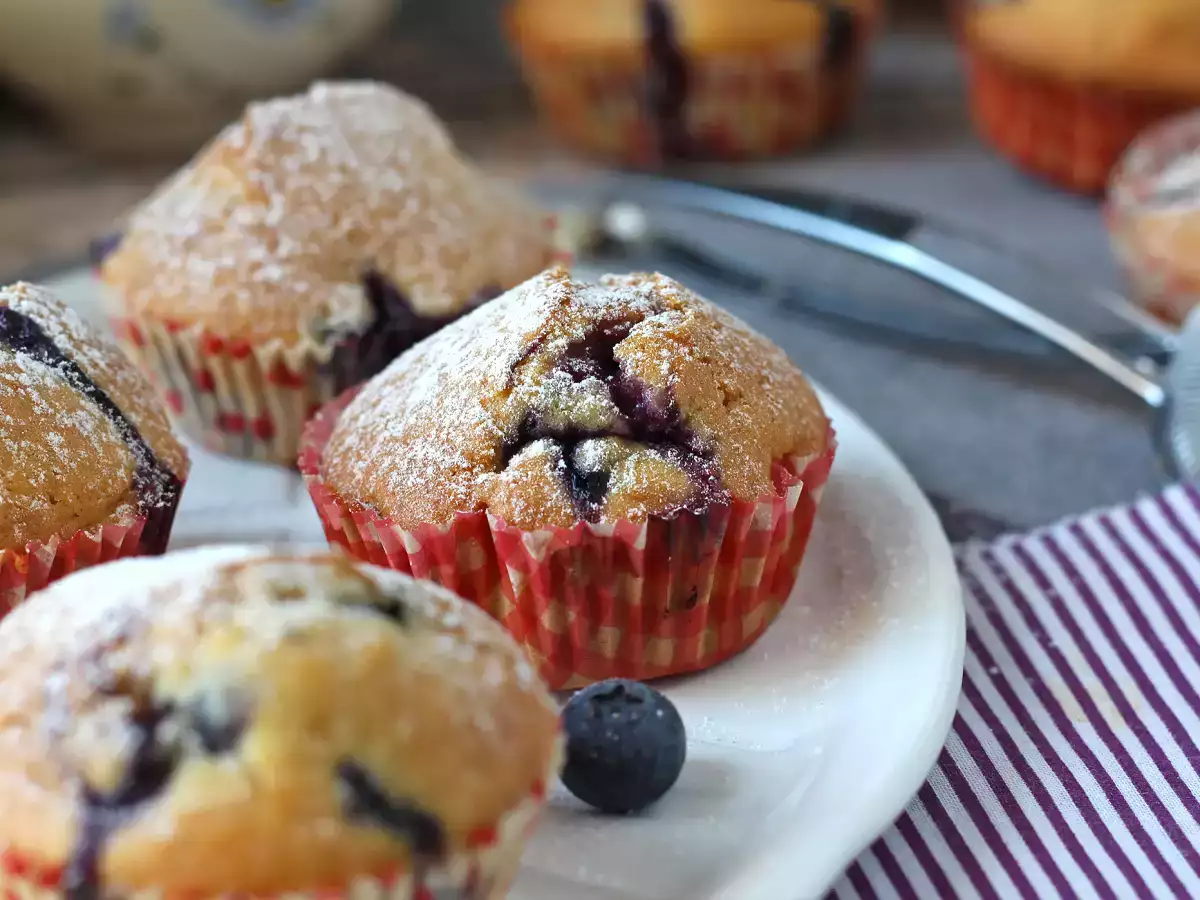 Recept Áfonyás muffinok, a pireneusi pite mini változata!