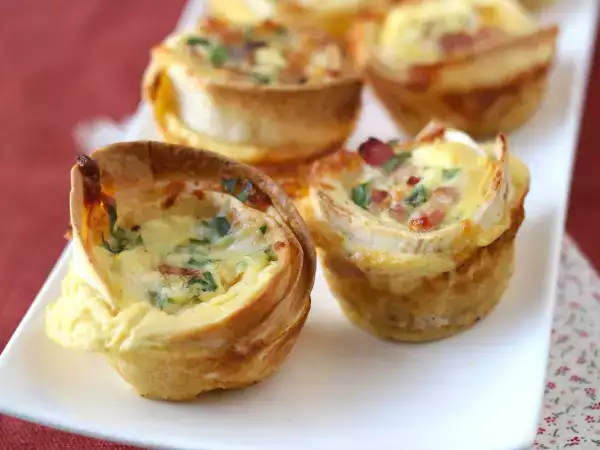 Recept Mi a teendő a tortillákkal egyszerű és gazdaságos quiche-ek!
