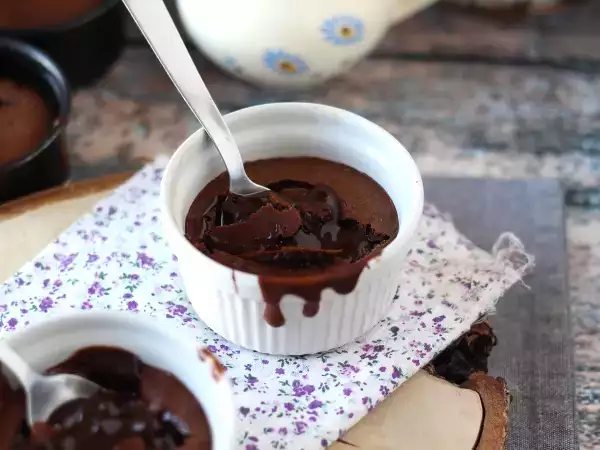 Recept Extra folyós air fryer csokoládé fondant!