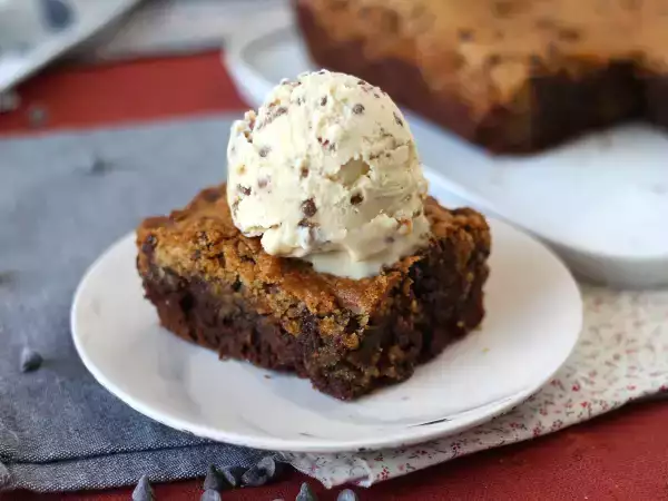 Recept Brookies, a brownie és a süti tökéletes kombinációja