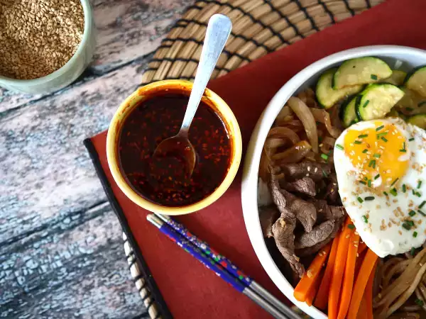 Recept Fűszeres koreai gochujang szósz bibimbaphoz